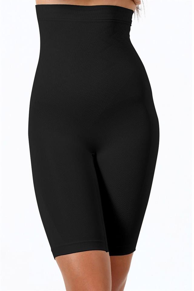 Schwarzes 2007 Beinkorsett mit hoher Taille