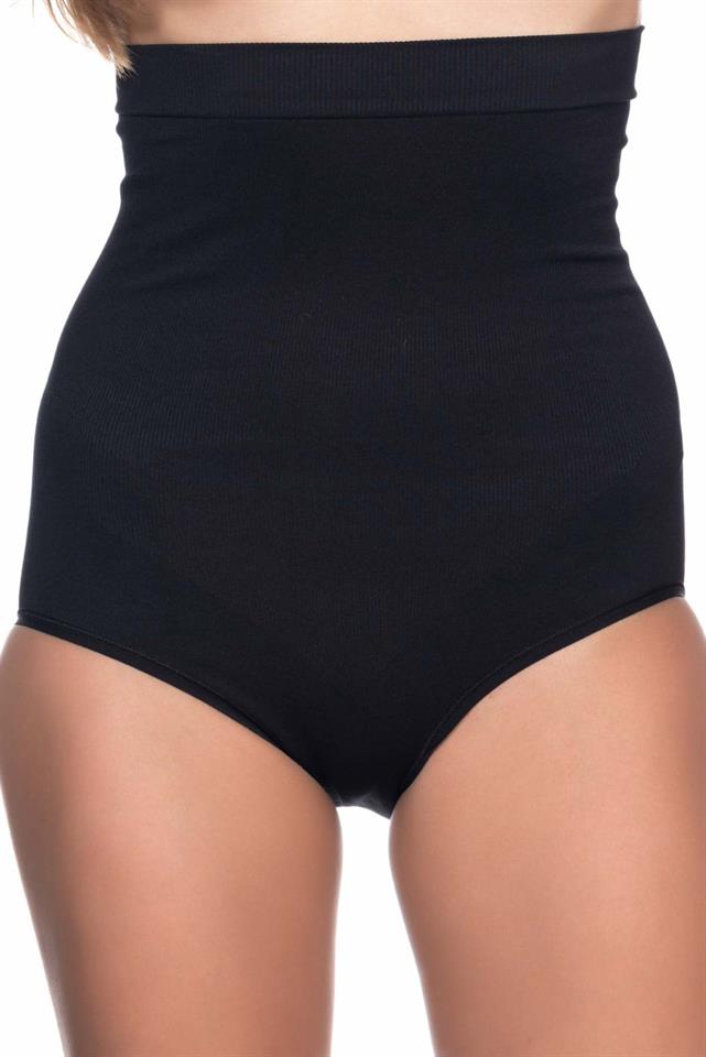 Black  2008 High Waist Slip Corset