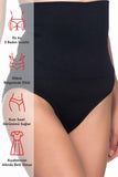 Black  2009 High Waist Double Slip Corset