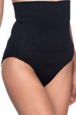 Black  2009 High Waist Double Slip Corset