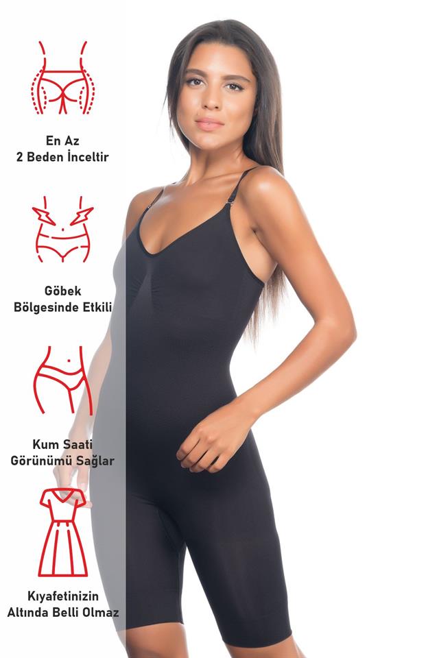 Black  2011 Leg Length Corset