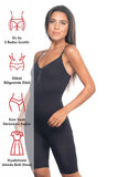 Black  2011 Leg Length Corset
