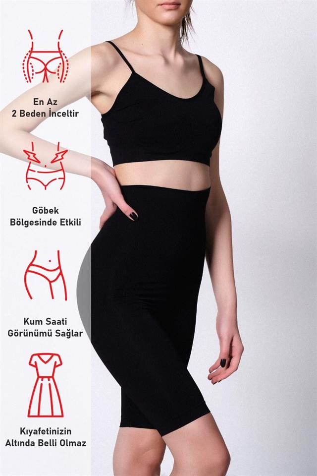Schwarzes 2015 High Waist Doppeltes langes Bein Korsett