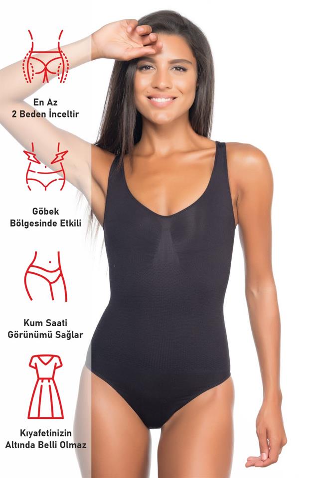 Schwarzes 2018 Korsett mit dicken Riemen