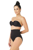 Black  2021 Double Low Waist Slip Corset