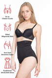 Black  2028 Lace High Waist Slip Corset