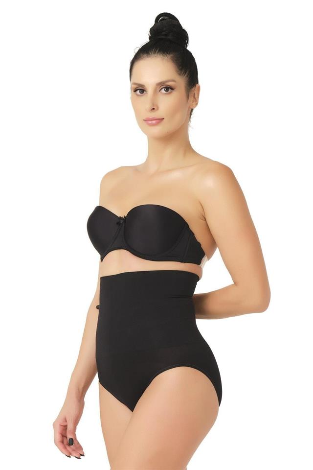 Black  2029 Massage Double Slip Corset