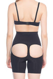 Black  2032 Butt Open Massage Boxer Corset