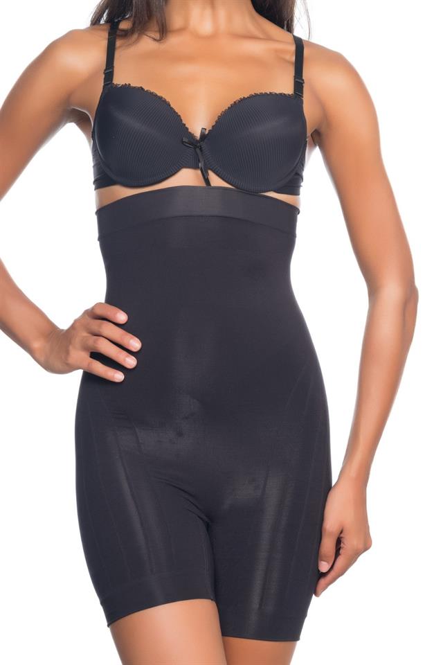 Black  2033 Butt Open Boxer Corset
