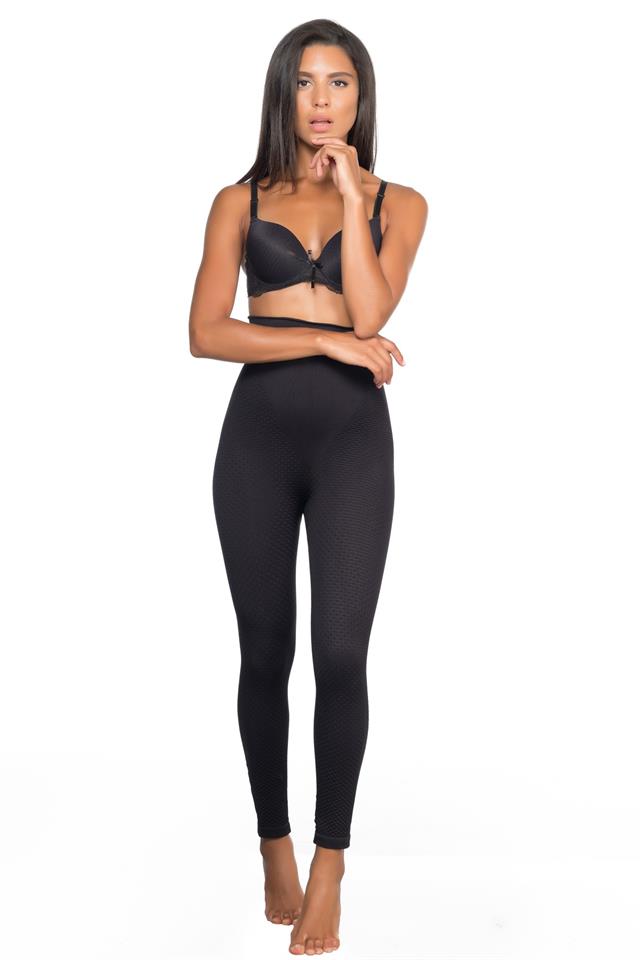 Schwarzes 2045 Anti-Cellulite-Leggings-Korsett