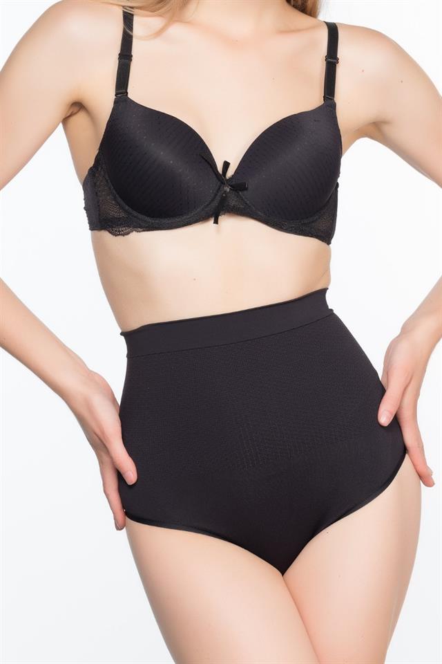 Black  2054 Massage String Corset