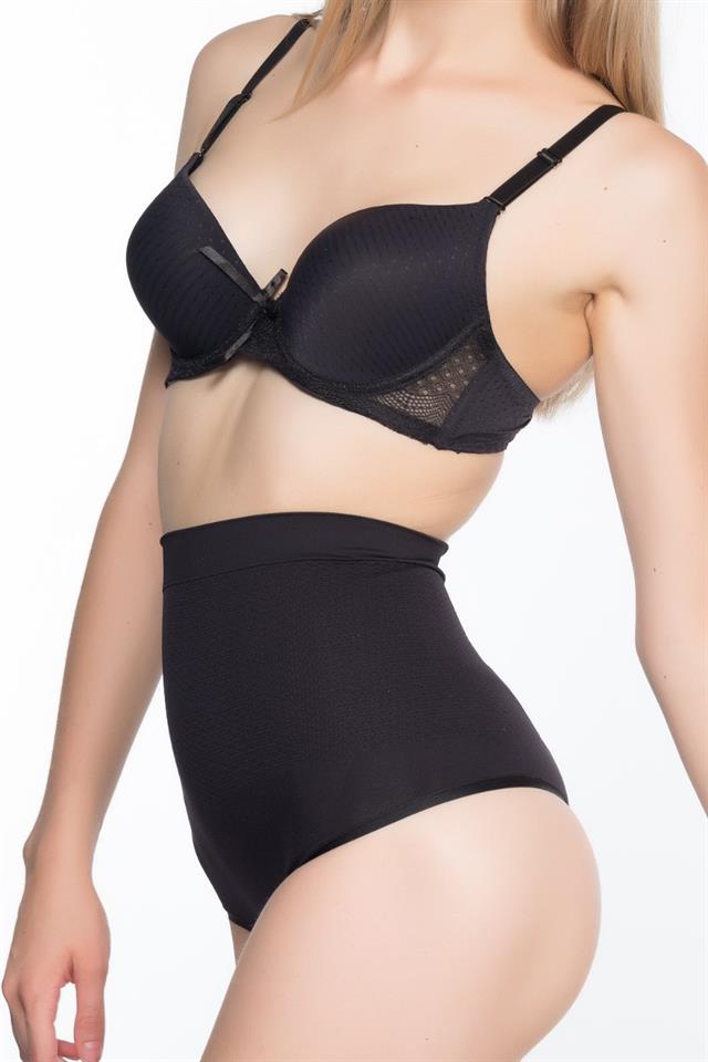 Black  2054 Massage String Corset