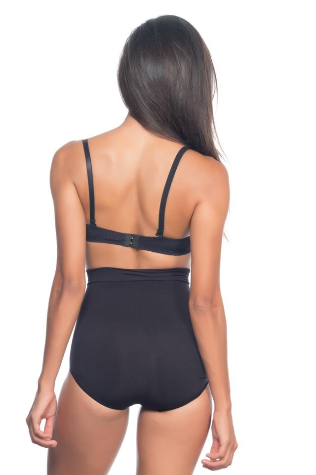 Black  2057 High Waist Massage Slip Corset
