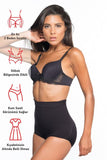 Black  2057 High Waist Massage Slip Corset