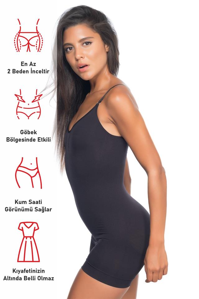 Black  2059 Boxer Corset