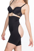 Black  2063 Butt Open Leg Corset