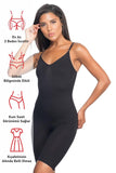 Black  2071 Slim Leg Corset