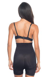 Black  2075 High Waist Pattern Double Short Leg Corset