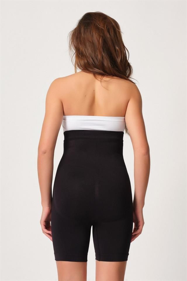 Black  2087 Front Padded Leg Corset