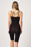 Black  2093 Front Padded Chest Open Leg Corset