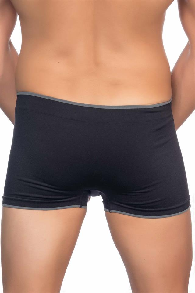 Schwarze weiche Herren-Boxershorts 2103
