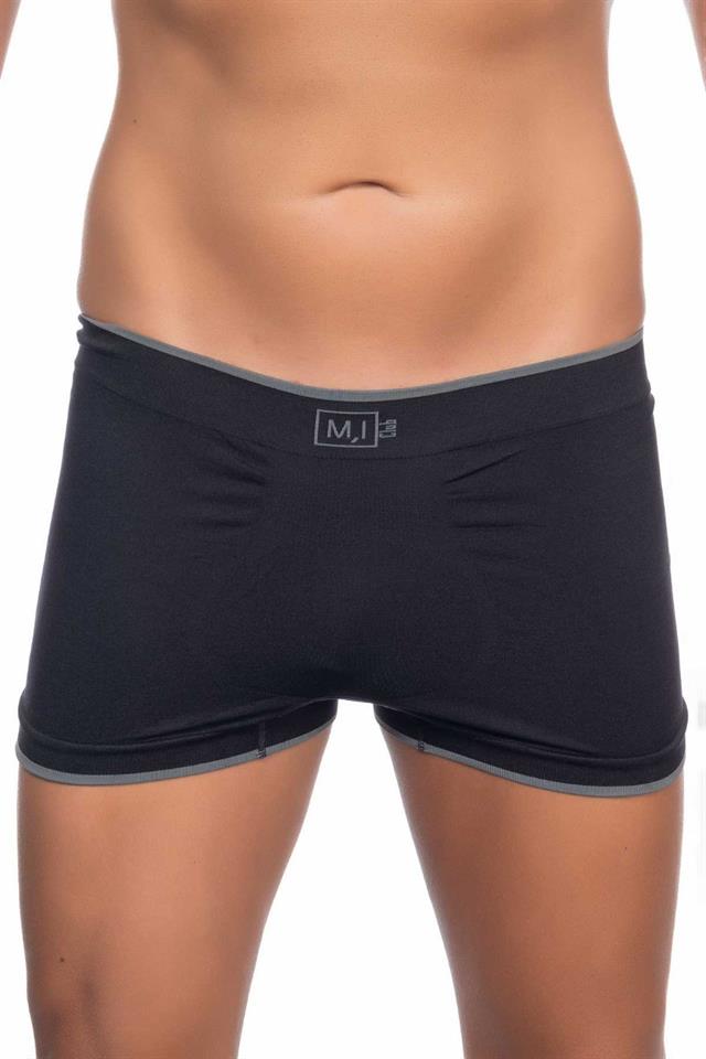 Schwarze weiche Herren-Boxershorts 2104
