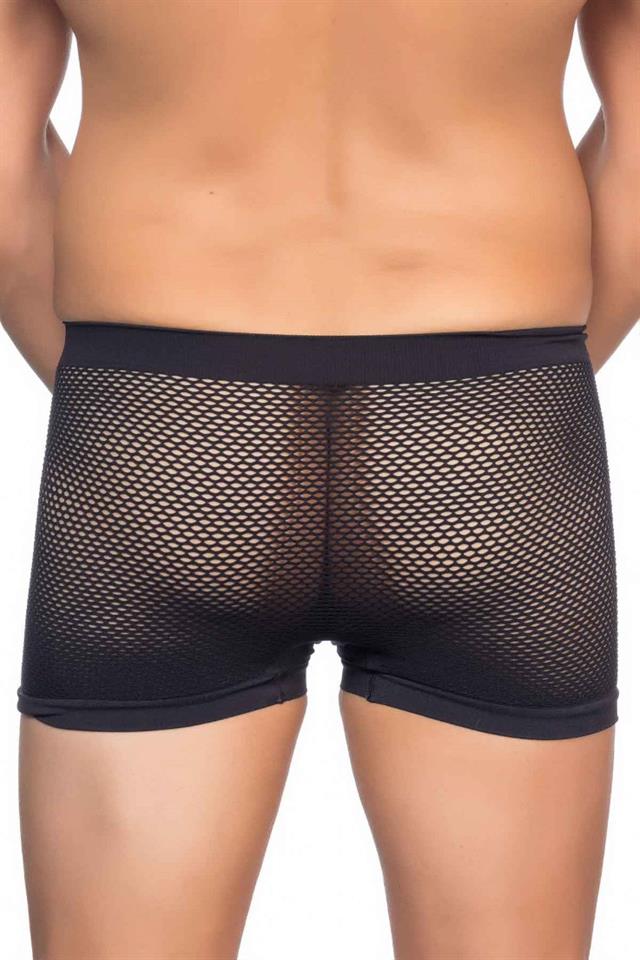 Schwarze weiche Herren-Boxershorts 2106
