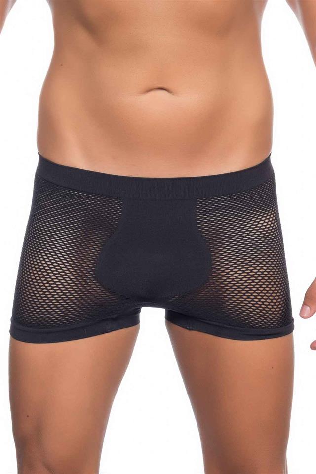Schwarze weiche Herren-Boxershorts 2106