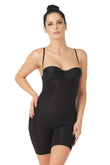 Black  2758 Laser Cut Chest Outdoor Boxer Corset