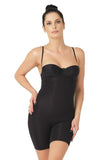Black  2758 Laser Cut Chest Outdoor Boxer Corset