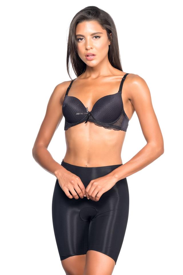 Black  2800 Double Boxer Laser Corset