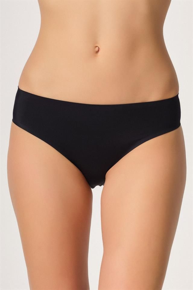 Black  2803 Bonding Laser Cut Panties