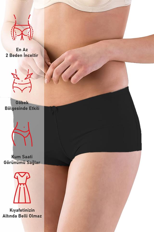 Schwarzes 2812 Boxer Laser Korsett