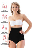 Black  2813 High Waist Slip Laser Corset