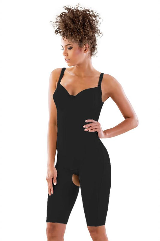 Black  2822 Balen Bra Leg Length Laser Corset