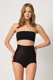 Black  2842 Laser Lace Slip Corset