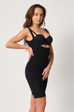 Black  2915 Waistcoat Bodysuit Backed Corset