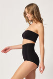Schwarzes 2920 High Waist Bauchweg-Slip Laser Korsett