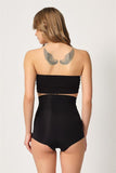 Schwarzes 2920 High Waist Bauchweg-Slip Laser Korsett