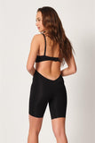 Black  2927 Waist Drawstring Laser Corset