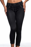 Black  3801 Soft Denim Leggings