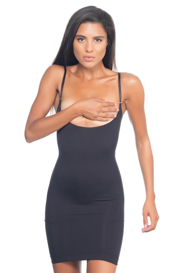 Black  5060 Chest Open Dress Corset