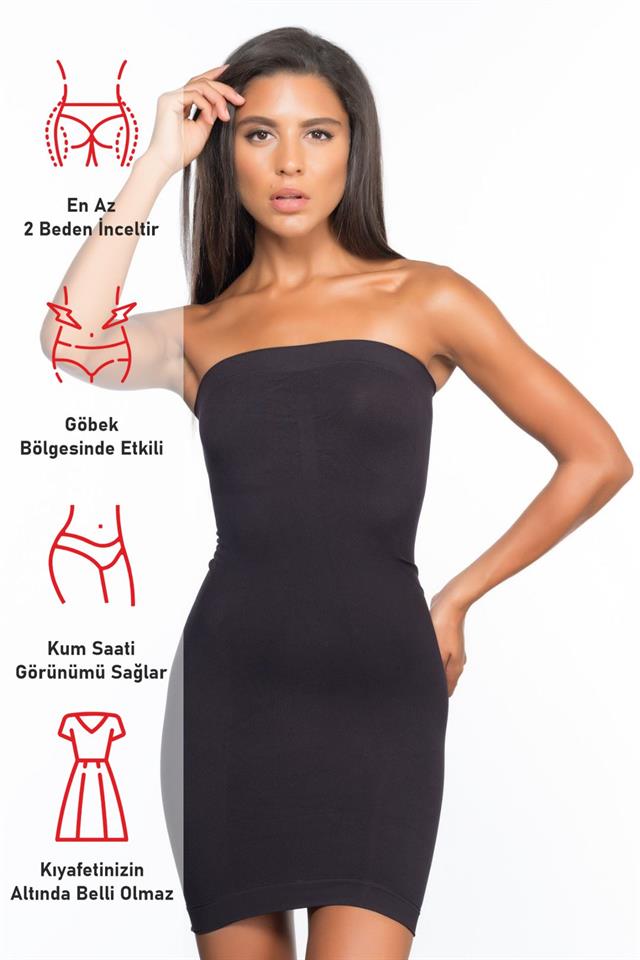 Black  5065 Strapless Dress Corset