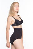 Black  7024 Slim High Waist Slip Corset