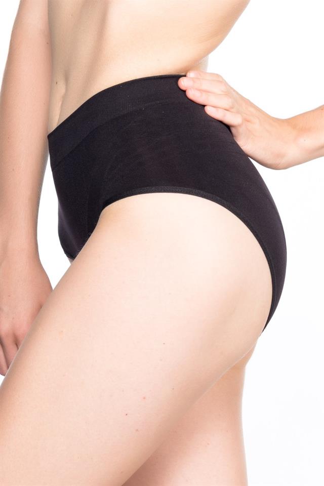 Black  7025 Slim Low Waist Slip Corset