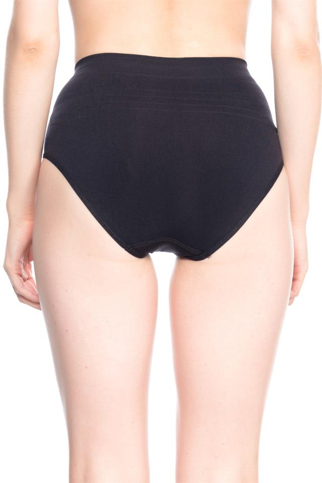 Black  7025 Slim Low Waist Slip Corset