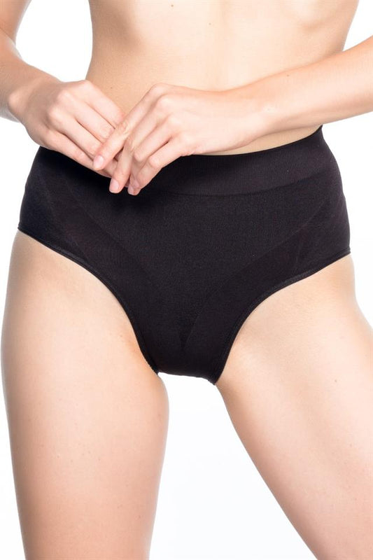 Black  7025 Slim Low Waist Slip Corset