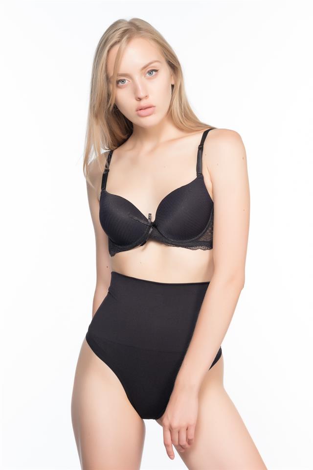 Black Enamel 2020 Double String Corset
