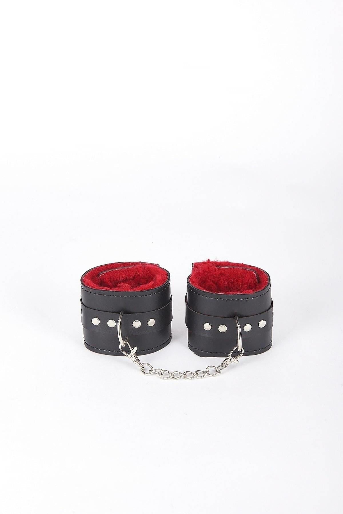 Armbandklemme mit innerer Feder, schwarz/rot, 700215 B