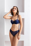 Bra Panties Set Navy Blue (Mgp31801)